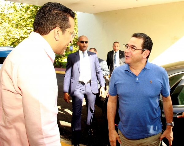 INTABACO recibe visita Honorable Presidente Guatemala Su Excelencia Jimmy Morales; director ejecutivo de la institución, ingeniero Manuel Alejandro Ureña.